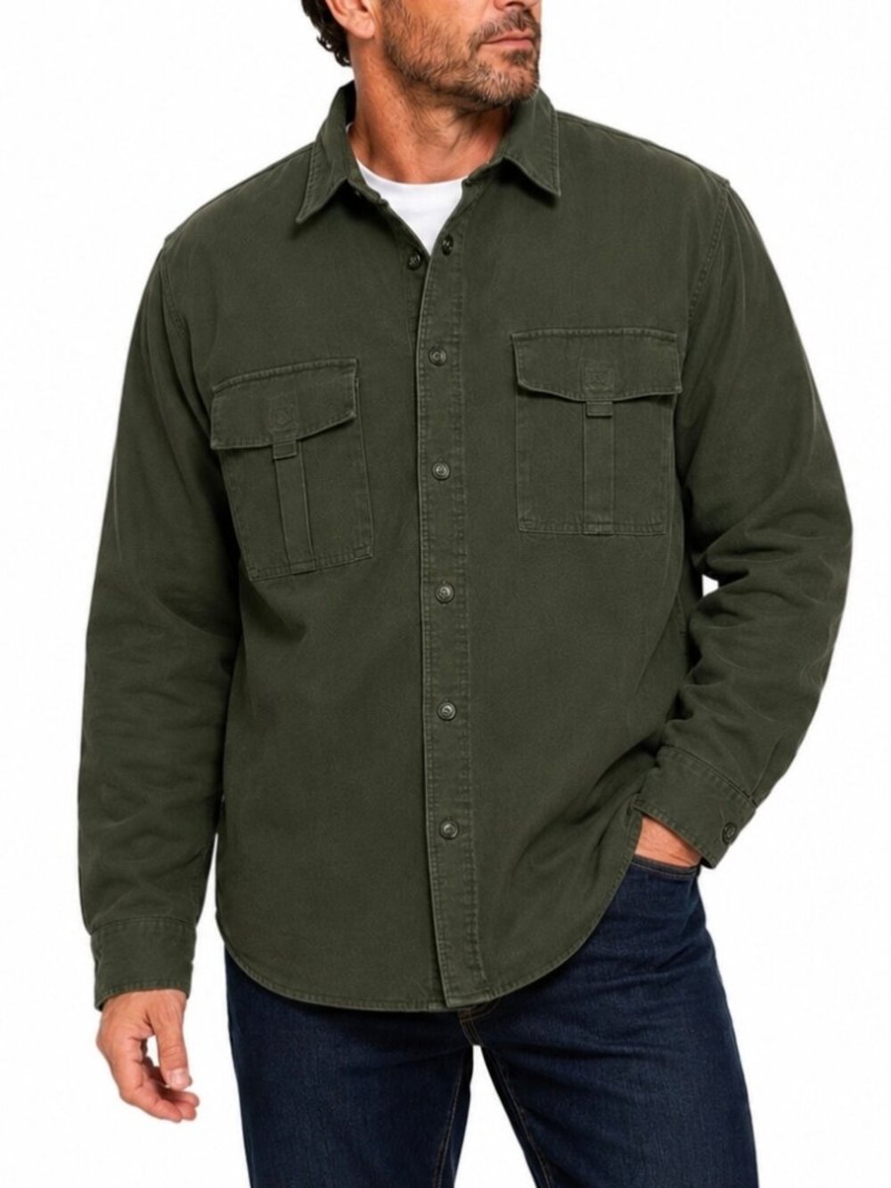 Arrow Shacket XXL 2XL Green Shirt Jacket Utility Chore Farm Heritage Gorp Hiking